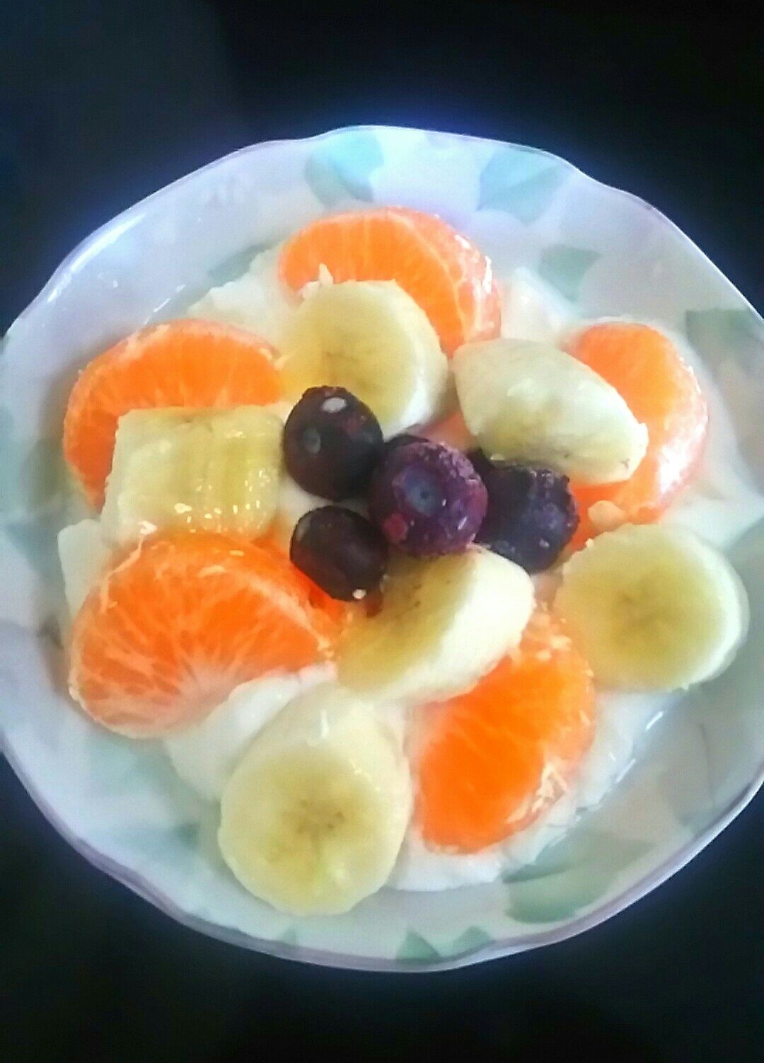 チョコと蜂蜜入り♡ブルーベリーヨーグルト