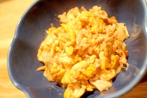 栄養たっぷり注目食材 花びら茸と卵の炒め物 レシピ 作り方 By Seika A 楽天レシピ