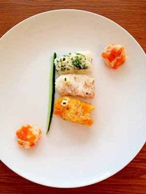 離乳食 初節句の鯉のぼりプレート レシピ 作り方 By みゅうしろ 楽天レシピ