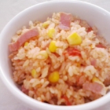 牛乳とトマトの炊き込みごはん★