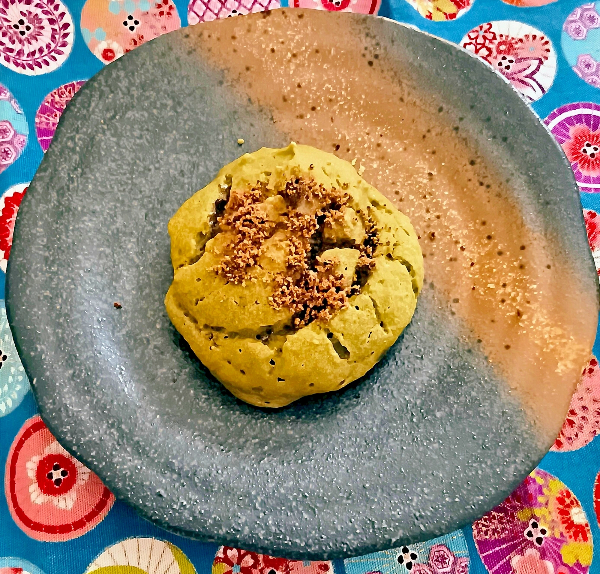 もちもち抹茶パン（ホットケーキミックスと絹豆腐）