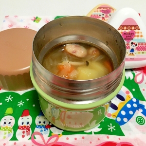スープジャーで 簡単ポトフ レシピ 作り方 By ゆず茶55 楽天レシピ