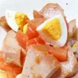 スモークチキンサラダ♪