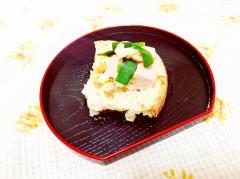 オリーブ風味♪卵とニラのチーズトースト