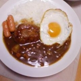 ハンバーグ★カレー
