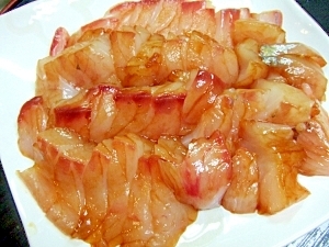 美味しく食べる醤油洗い メダイの刺身 レシピ 作り方 By Iihi009 楽天レシピ