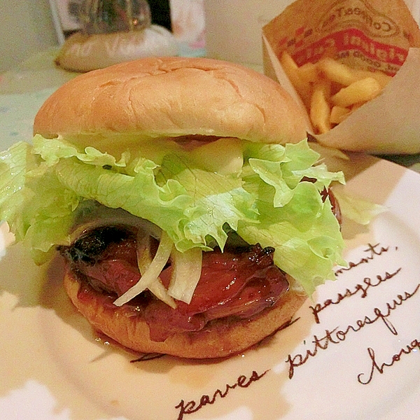 モス風☆　照り焼きチキンバーガー♪