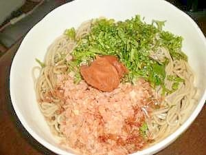 梅と大葉のぶっかけ蕎麦 レシピ 作り方 By Anna 楽天レシピ