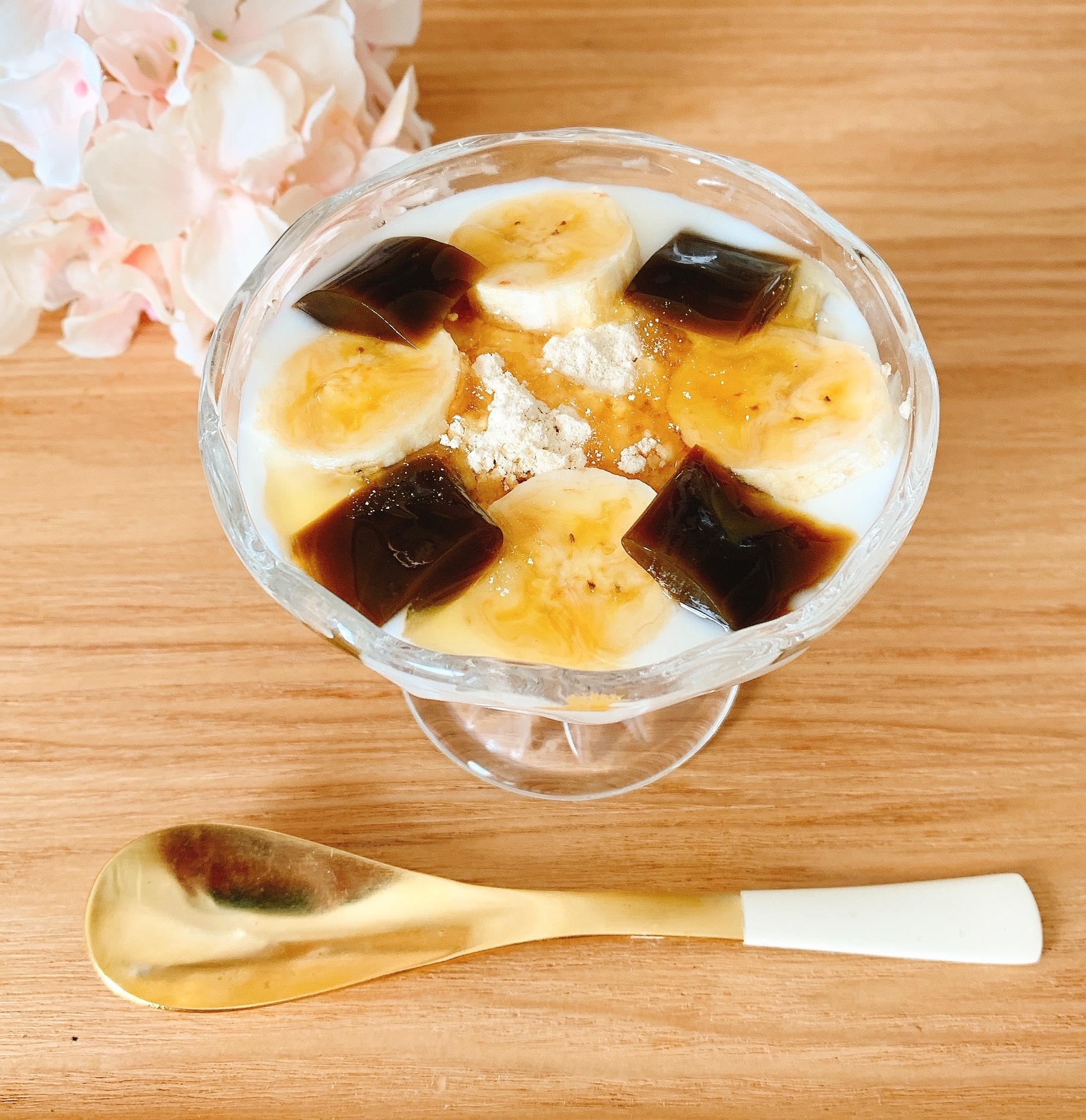 羊羹&きな粉の和菓子なヨーグルト✧˖°