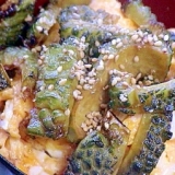 ゴーヤのかば焼き丼