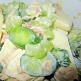 白ゴーヤとりんごのサラダ