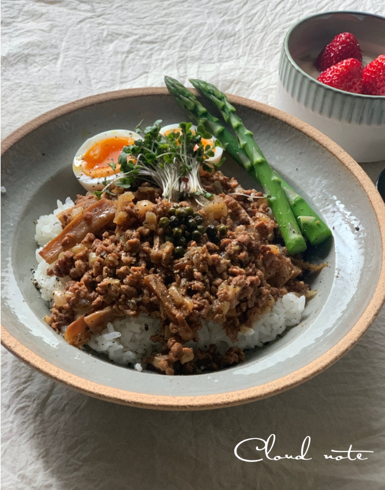 大豆ミート丼