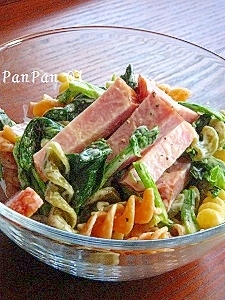 お弁当おかず ほうれん草マカロニサラダ レシピ 作り方 By Panpan01 楽天レシピ