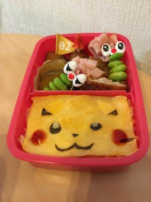 ピカチュウのお弁当 レシピ 作り方 By 三姉妹と毎日女子会中 楽天レシピ