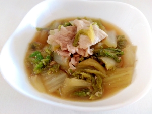 昆布つゆで簡単 豚肉と白菜の煮物 レシピ 作り方 By うーころちゃん 楽天レシピ