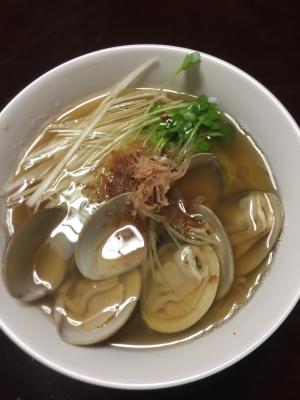 飲んだ後に食べたい 簡単ハマグリラーメン レシピ 作り方 By ケイティ3 楽天レシピ