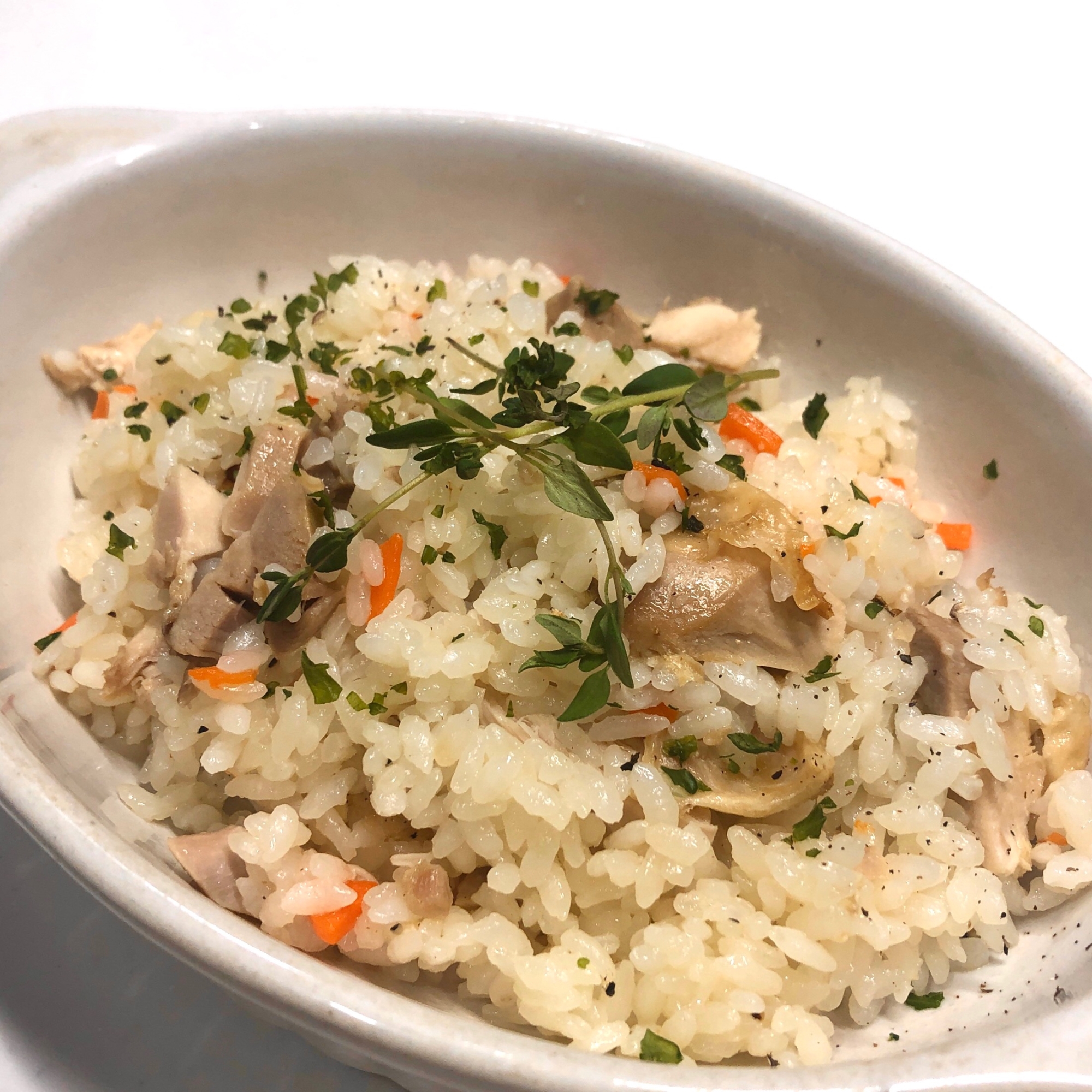 作りたくない時に！入れるだけ～炊飯器ピラフ