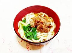 ターサイ入り肉うどん