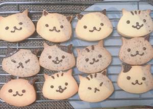 簡単食材でお気軽クッキー ねこ型 レシピ 作り方 By 巳ツナ 楽天レシピ