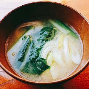 小松菜と長ネギのお味噌汁 レシピ 作り方 By やっすん 楽天レシピ