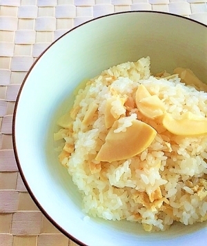 白だしで簡単 たけのこご飯 もち米入り レシピ 作り方 By はぁぽじ 楽天レシピ