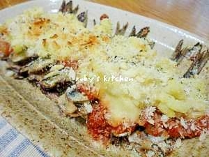 フライパンと魚焼グリルで鰯のイタリアンパン粉焼き レシピ 作り方 By Ruby Nao 楽天レシピ