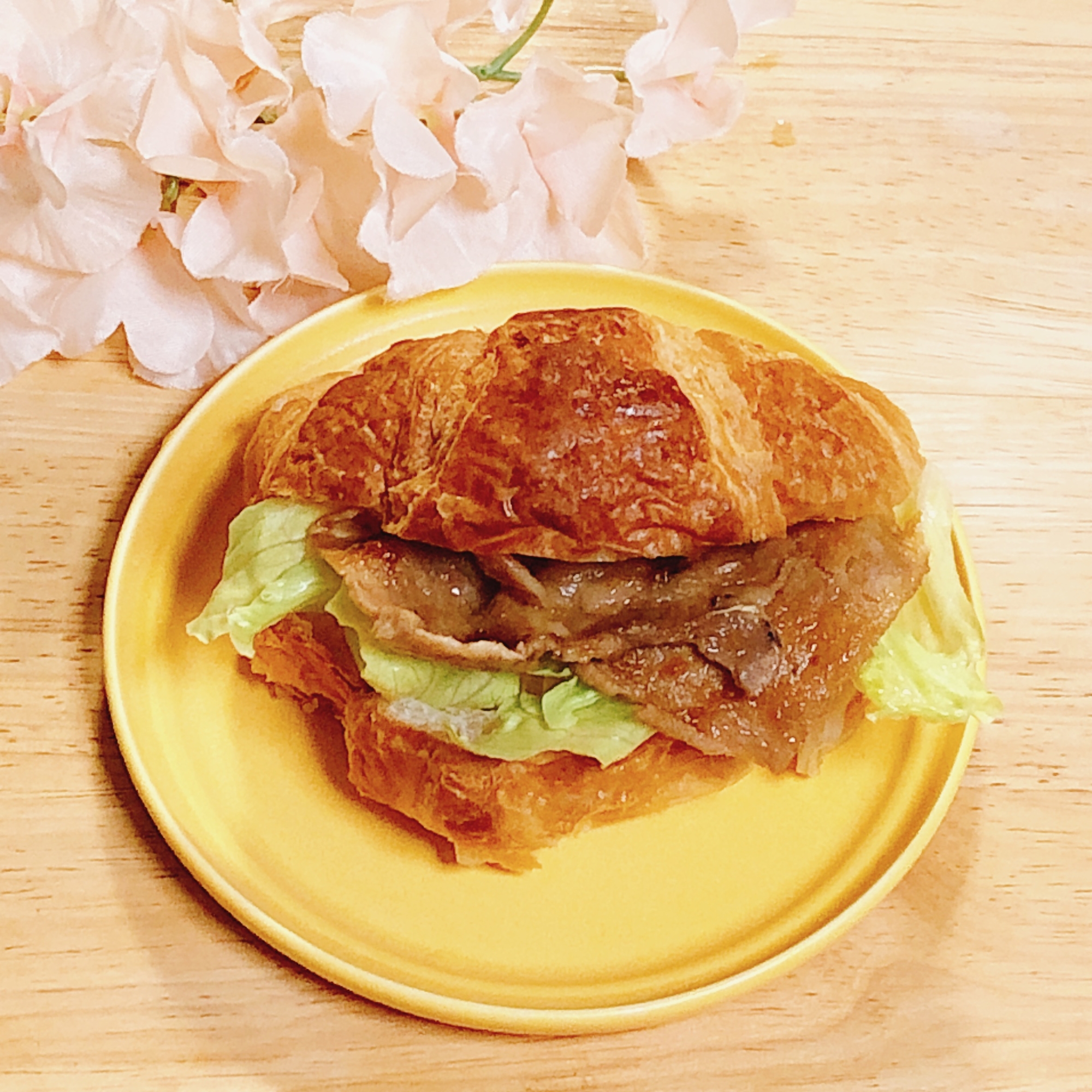 豚肉生姜焼き☆サンド
