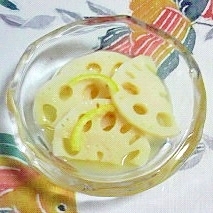 レンコンの柚子味噌和え（＾O＾）/