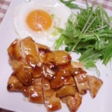 鶏肉のにんにく醤油ソテー