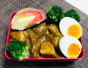 基本のカレーライスでお弁当 カレーライス弁当作り方 レシピ 作り方 By 善ちゃん 楽天レシピ