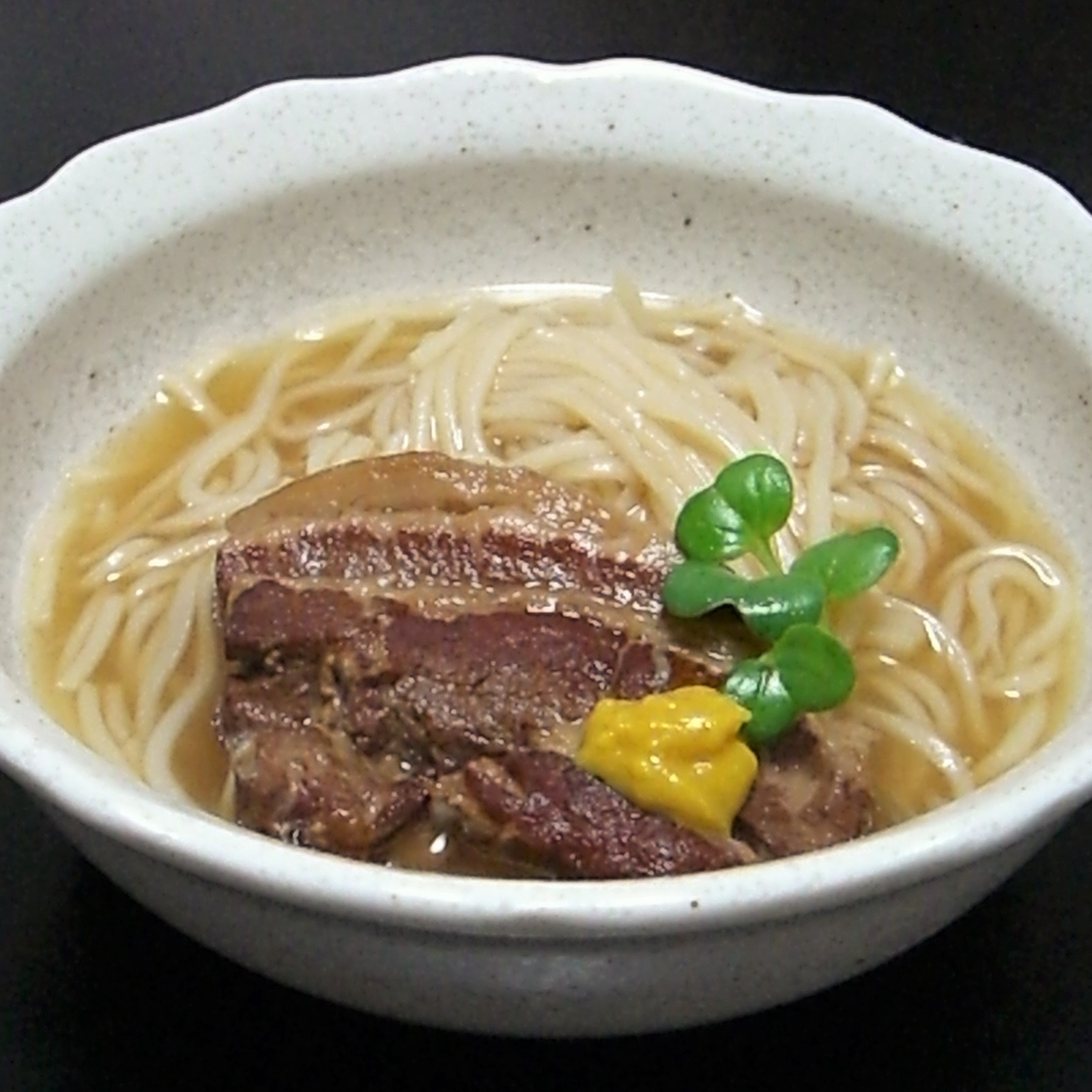 角煮にゅうめん★ソーキそば風