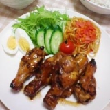 手羽元の甘辛炒め