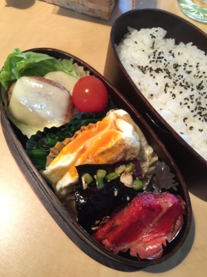 今日ほパパのお弁当 チーズハンバーグ弁当 レシピ 作り方 By こたなれ 楽天レシピ