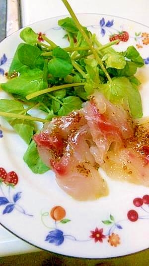 白身魚のカルパッチョ レシピ 作り方 By Konkonkondate 楽天レシピ