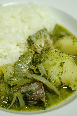 サバ缶のタイ風グリーンカレー