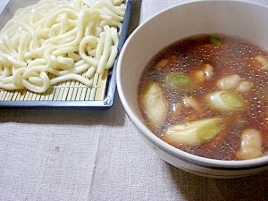 鶏肉と長ねぎのつけ汁うどん レシピ 作り方 By 四月のヒーロー 楽天レシピ