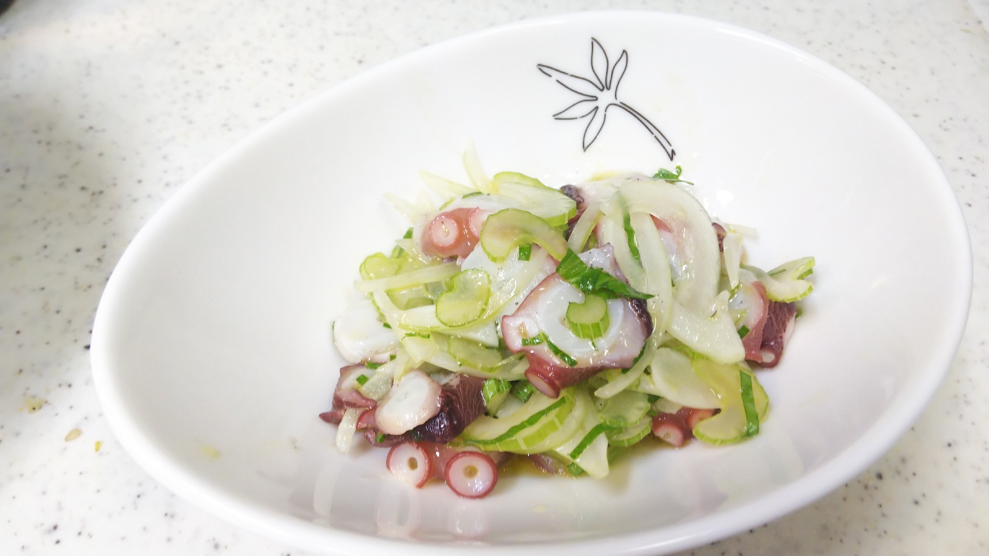 タコとセロリのマリネ