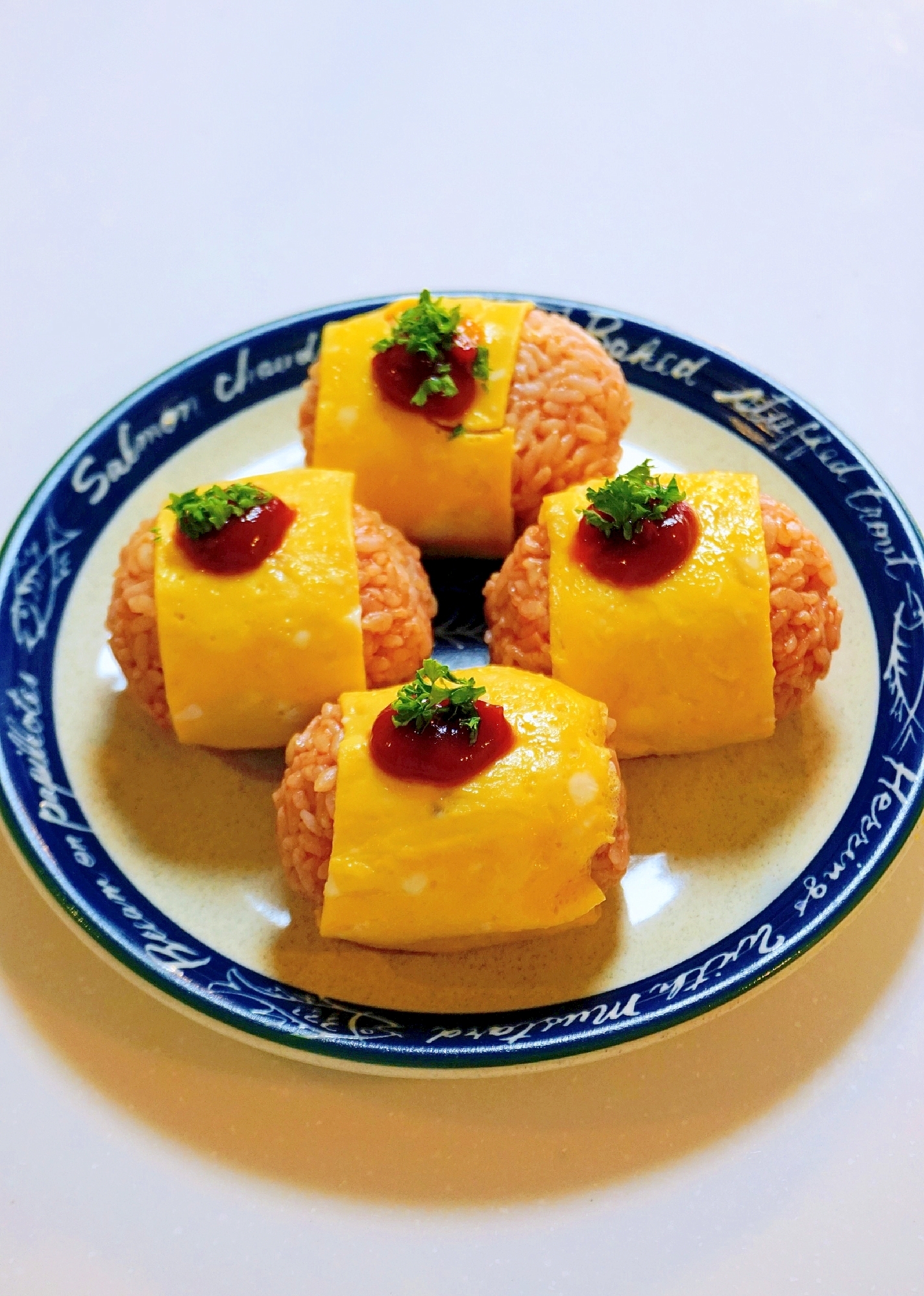 チキンライスが決めて☆昔ながらのオムライス