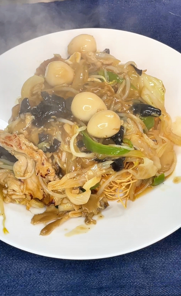 素麺で簡単‼︎皿うどんやサラダに‼︎★揚げ麺★