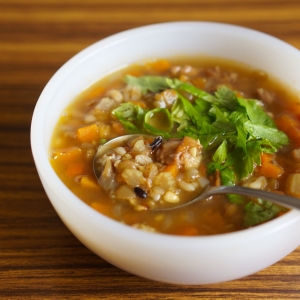 三十雑穀とレンズ豆の具だくさんスープ レシピ 作り方 By うどん粉labo 楽天レシピ