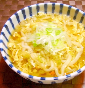 白菜と溶き卵のうどん レシピ 作り方 By メリッコ 楽天レシピ