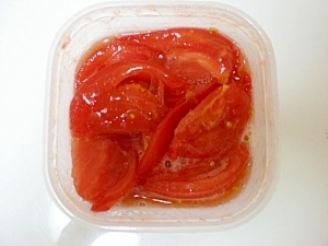 我が家のトマトのおいしい食べ方 レシピ 作り方 By めぐりん1569 楽天レシピ