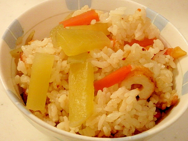 ヤーコンの炊き込みご飯