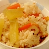 ヤーコンの炊き込みご飯