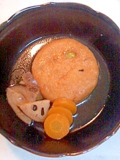 ギンナンがんもと根菜の煮もの