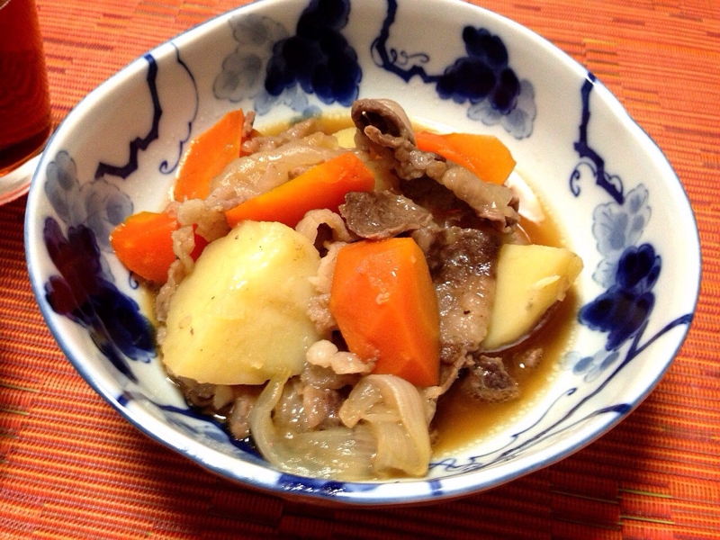 めんつゆのみ!味付け簡単肉じゃが