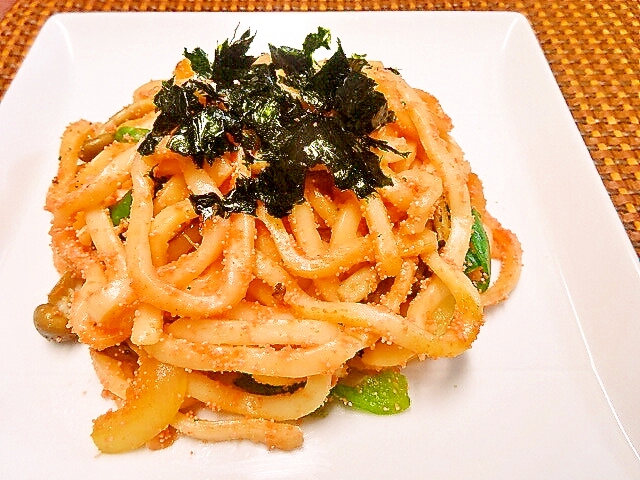 ぺロリと完食 明太焼きうどん これからはうどん派になるかも 絶品 焼きうどん レシピ12選 Naver まとめ
