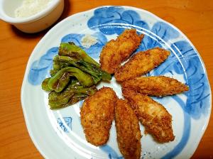 鶏ささみのフライ レシピ 作り方 By ビッグさん 楽天レシピ