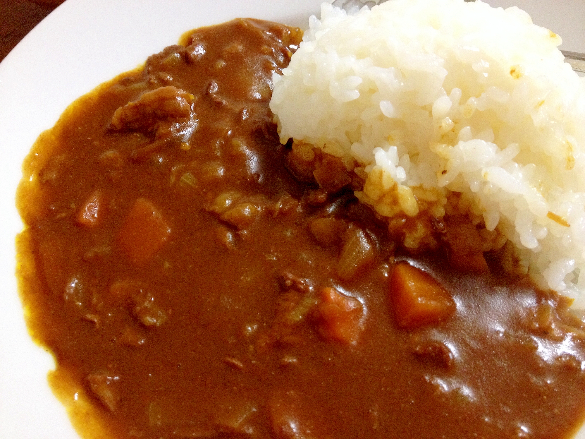 5. 飴色タマネギでビーフカレー