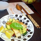 いさきのムニエル彩り野菜添え